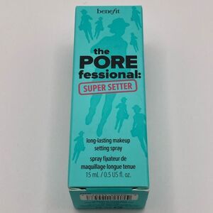 NIB Benefit The Porefessional Super Setter‎ Setting Spray Travel Size 15ml 0.5oz